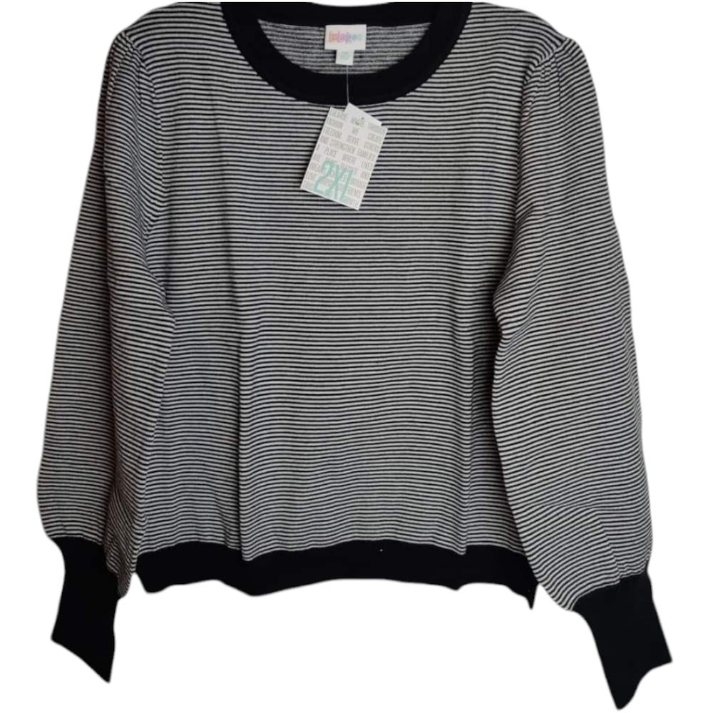 Black/white Striped Sweater